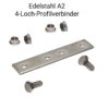 Edelstahl Profilverbinder 4-Loch