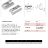 Datenblatt Nutenstein M8 Aluminium für 40x40 Montageschiene Solar PV