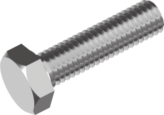 Sechskantschraube M10x25 Edelstahl A2 (DIN933)