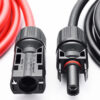 Solarkabel-Verlängerung MC4-kompatibel 2x2m Stecker und Buchse
