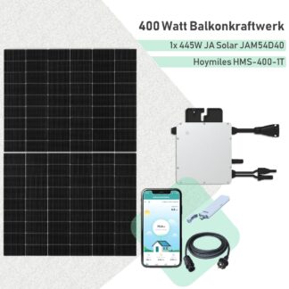 400-Watt-Balkonkraftwerk-445WP-JA-Solar-bifaziale-N-Typ-Module