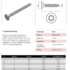 Senkkopf Spanplattenschraube Edelstahl A2 1.4301 Vollgewinde TX-Antrieb