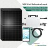 1600W Balkonkraftwerk_Heckert Solar_1800WP_Hoymiles HMS-1600-4T