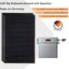 Balkonkraftwerk mit Speicher Zendure SolarFlow 800 Pro und Heckert Solar 1620Wp Solarmodulen Made-in-Germany